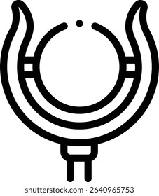 schedule icon. Thin Linear Style Design Isolated On White Background