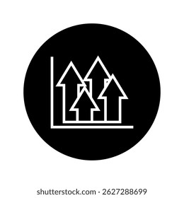 Vetor do ícone Agendar. Sinal de ilustração do gráfico. símbolo do diagrama. Logotipo de finanças.