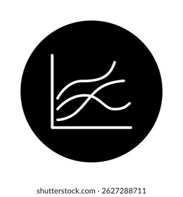 Schedule icon vector. Chart  illustration sign. diagram symbol. Finance logo.
