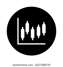 Vetor do ícone Agendar. Sinal de ilustração do gráfico. símbolo do diagrama. Logotipo de finanças.