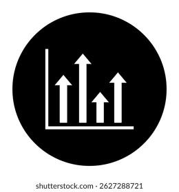 Vector de icono de programación. Signo de ilustración de gráfico. símbolo de diagrama. Logotipo financiero.