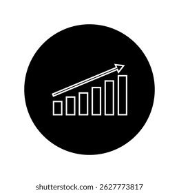 Vector de icono de programación. Signo de ilustración de gráfico. símbolo de diagrama. Logotipo financiero.