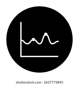 Vector de icono de programación. Signo de ilustración de gráfico. símbolo de diagrama. Logotipo financiero.