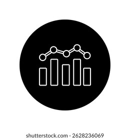Vetor do ícone Agendar. Sinal de ilustração do gráfico. símbolo do diagrama. Logotipo de finanças.