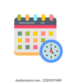 Schedule icon in vector. Illustration