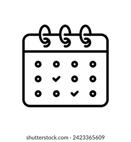 vector de icono de programación en estilo de línea