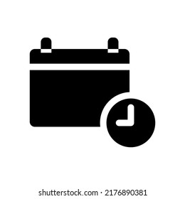 Schedule Icon Vector Symbol Design Illustration