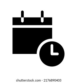 Schedule Icon Vector Symbol Design Illustration