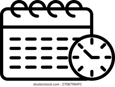 Ícone De Agendamento Do Seu Projeto