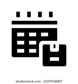 schedule icon for your website, mobile, presentation, and logo design.