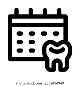 schedule icon for your website, mobile, presentation, and logo design.