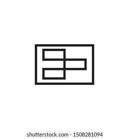 Schedule line icon. Syllabus, timetable, planning. Working time planning concept. Vector illustration can be used for topics like time management, business, workflow