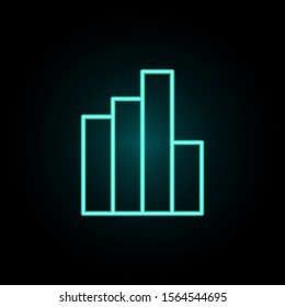 Schedule neon icon. Simple thin line, outline vector of banking icons for ui and ux, website or mobile application