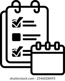schedule project project management calendar calender task list checklist 4313