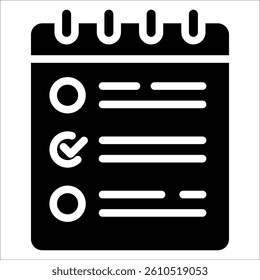 Schedule Simple Icon Vector Illustration Concept