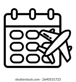 Schedule Simple Vector Icon Collection