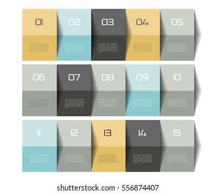 Schedule Table. 3D. Step By Step.