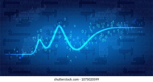 Schedule tracking of processor status, disk monitoring, CPU indicator or RAM on binary code background.