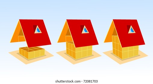 Schedule an unfinished house