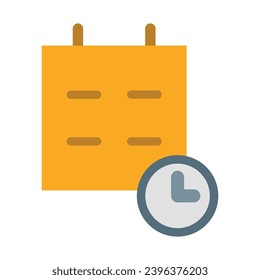 Schedule Vector Flat Icon For Personal And Commercial Use.
