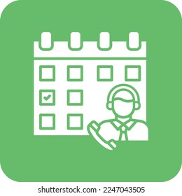 Schedule vector icon. Can be used for printing, mobile and web applications.