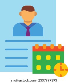 Schedule vector icon. Can be used for printing, mobile and web applications.