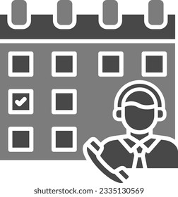 Schedule vector icon. Can be used for printing, mobile and web applications.