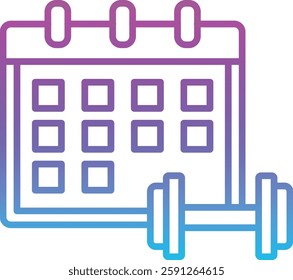 Schedule vector icon. Can be used for printing, mobile and web applications.