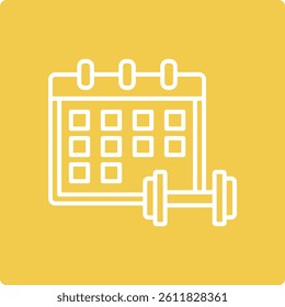Schedule vector icon. Can be used for printing, mobile and web applications.