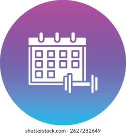 Schedule vector icon. Can be used for printing, mobile and web applications.
