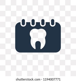 Schedule vector icon isolated on transparent background, Schedule transparency concept can be used web and mobile