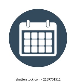 Schedule Vector icon which is suitable for commercial work and easily modify or edit it

