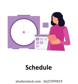 Programar la Ilustración vectorial que puede modificarse o editarse fácilmente


