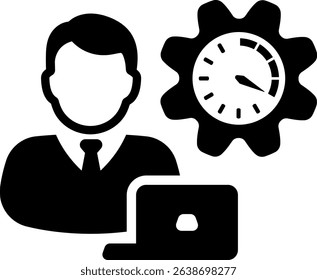 schedule worker work work from home freelancer working time clock 10357