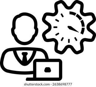 schedule worker work work from home freelancer working time clock 10356