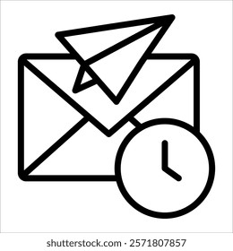 Scheduled Icon Element For Design