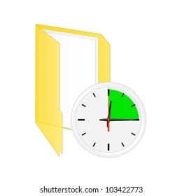 Scheduler icon. Vector illustration