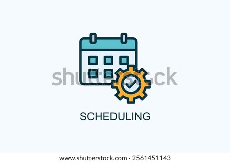 Scheduling Vector Or Logo Sign Symbol Illustration