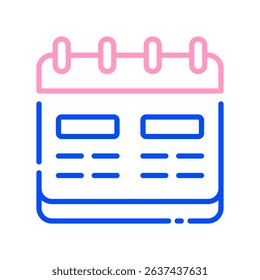 Scheduling Vector for Workflow Automation. Smart calendar illustration, task organization tool, time management concept.
