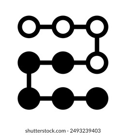 Icono de esquema Vector Símbolo Diseño Ilustración