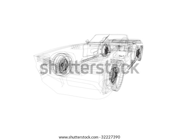 schemata of a motor\
vehicle