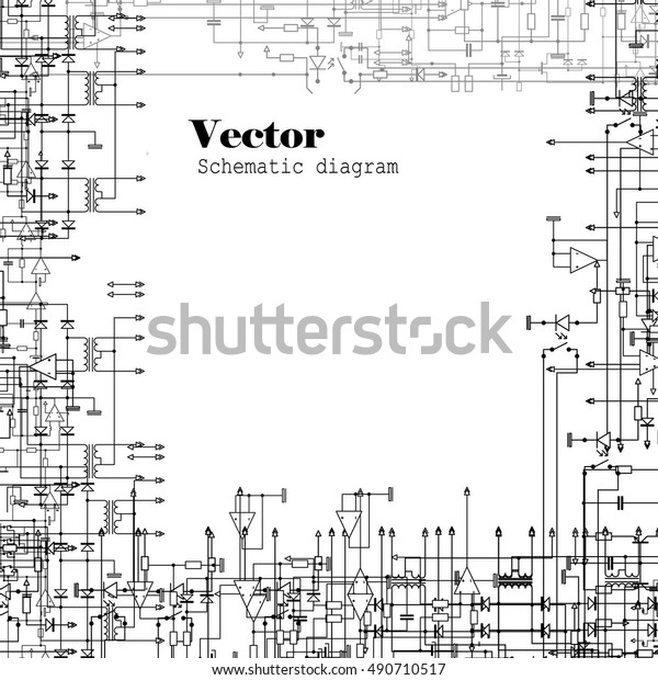 Schematic Diagram Stock Vector (Royalty Free) 490710517 | Shutterstock