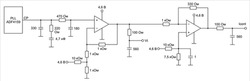 
Schematic diagram of electronic device on paper sheet. Vector drawing electrical circuit with operational amplifier,
resistor, capacitor, integrated circuit, logical element, other components.