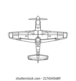 Schematic diagram of the fighter aircraft