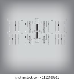 schematic diagram (vector)