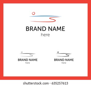 Schematic image of beach for company logo