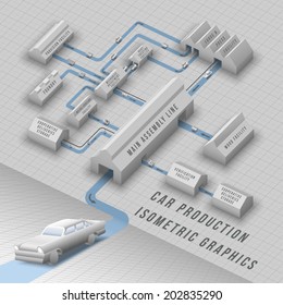 生産ライン 自動車 のイラスト素材 画像 ベクター画像 Shutterstock