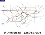 schematic transit map of the London Underground and Overground