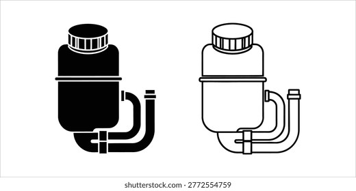 Schematic vector auto part engineering. Essential for vehicle maintenance and repair guides.