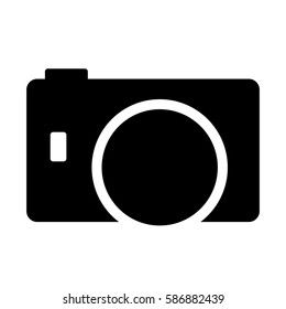 schematic view of the camera of vector illustration